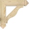 Ekena Millwork Funston Arts & Crafts Rough Sawn Bracket, Douglas Fir, 4"W x 20"D x 20"H BKT04X20X20FST03RDF - alternate 3